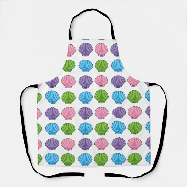 Delantal Pastel Colorful Seashell Pack (Anverso)
