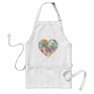 Delantal Pastel Confetti Hearts