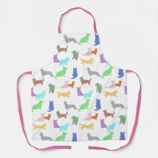 Delantal Pastel Corgi Apron