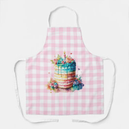 Delantal Pastel de cumpleaños