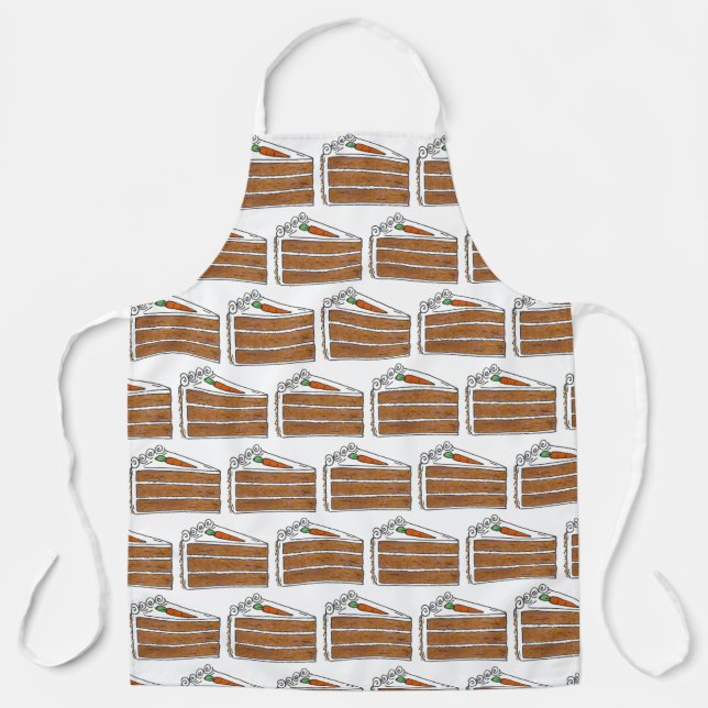 Delantal Pastel de pasteles de capa de zanahoria Café Pastr (Anverso)
