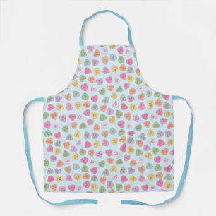 Delantal Pastel Heart Candy Valentine Apron