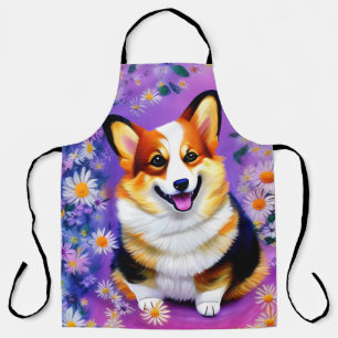 Delantal Pastel Hues Corgi