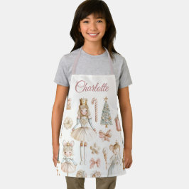 Delantal Pastel Nutcracker & Ballerina Custom Kids Apron