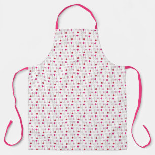 Delantal Pastel rosa dulce Copas Polka Dot Baking Foodie
