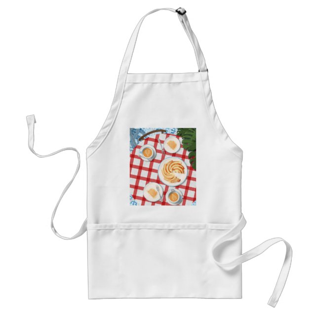 Delantal Pastel y café para dos (Frente)