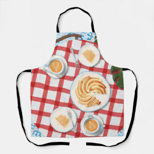 Delantal Pastel y café para dos