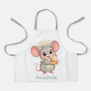 Delantal Pastelero Ratón Lindo Personalizado