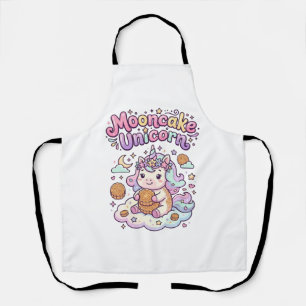 Delantal Pastelito de Luna Unicornio Ropa Encantadora Gráfi
