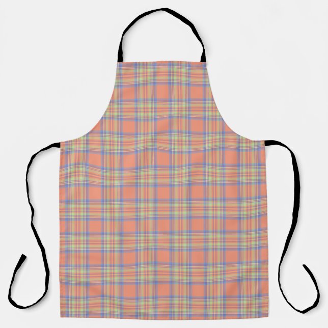 Delantal Pastels Stewart Tartán Placa (Anverso)