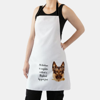 Delantal Pastor Alemán Apron, Perro Apron