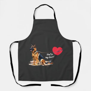 Delantal Pastor Alemán Atado a Mi Corazón
