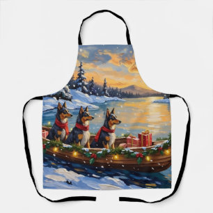 Delantal Pastor de Anatolia Barco de Navidad Fiesta