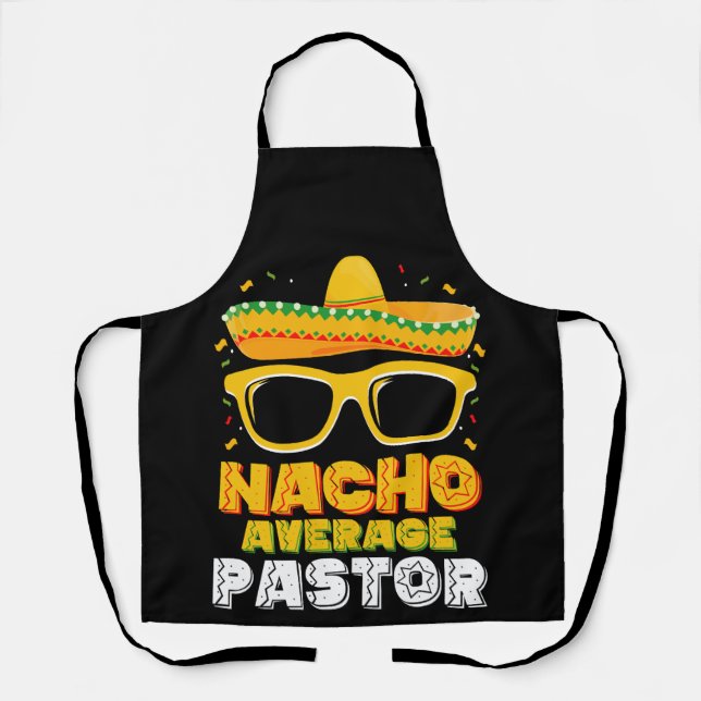 Delantal Pastor promedio de nacho Cinco de Mayo (Anverso)
