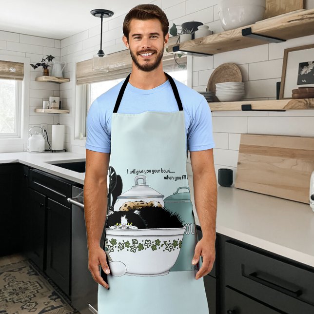 Delantal Pastry Cat Blue (Subido por el creador)