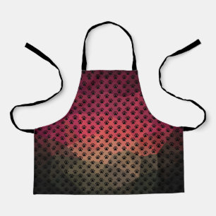 Delantal Pata de perro, huella animal, huella animal de mas