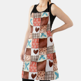 Delantal Patchwork Farmhouse Kitchen Apron