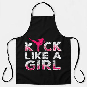Delantal Pateo Como Un Chica Karate Kickboxing