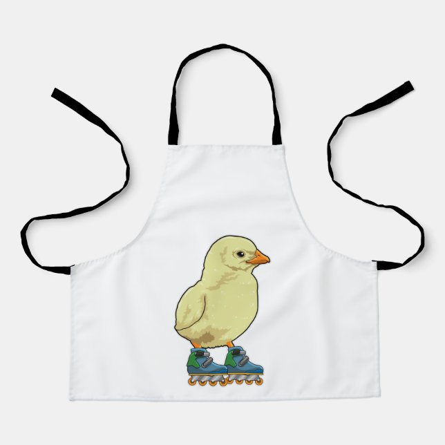 Delantal Patinaje en línea con patines en línea (Anverso)