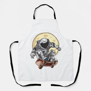 Delantal Patineta Astronauta