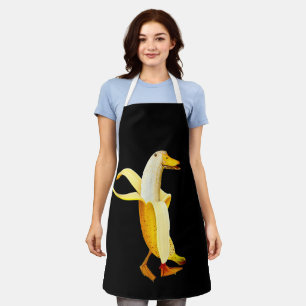 Delantal Pato Banana. Frutos divertidos Antropomórficos Ani