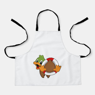 Delantal Pato con anillo de natación