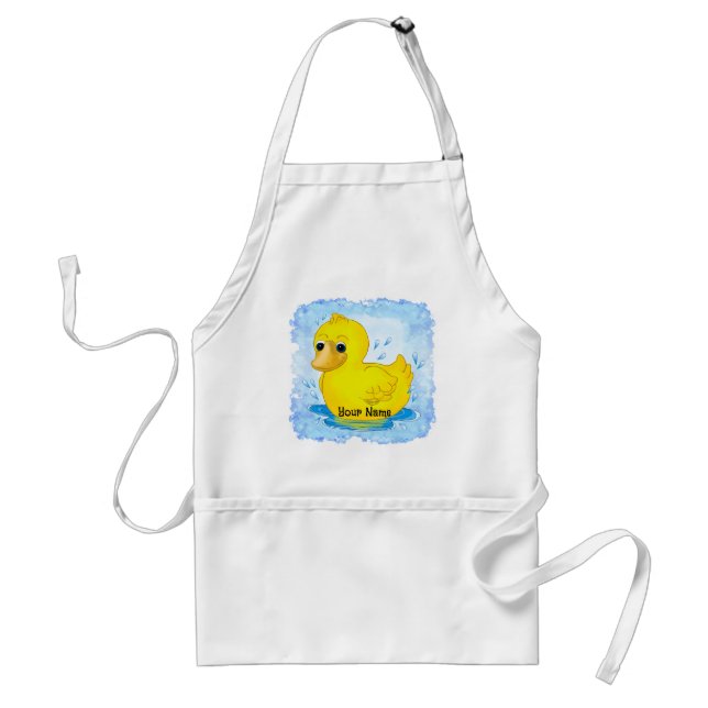 Delantal Pato de goma de baño  (Frente)