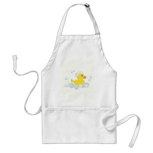 Delantal Pato de goma en burbujas