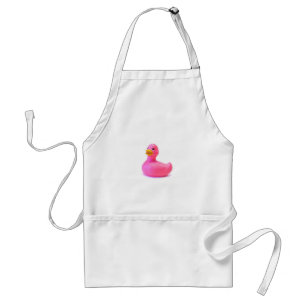 Delantal Pato de goma rosado
