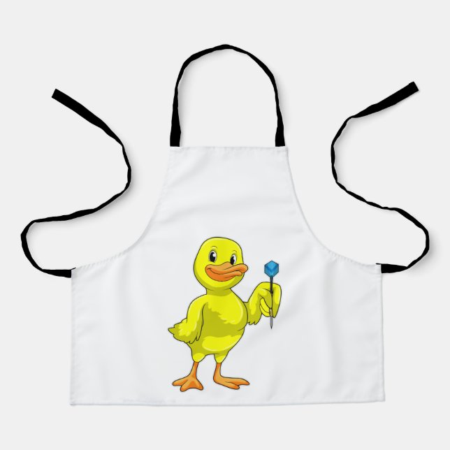 Delantal Pato en Darts con Dart (Anverso)