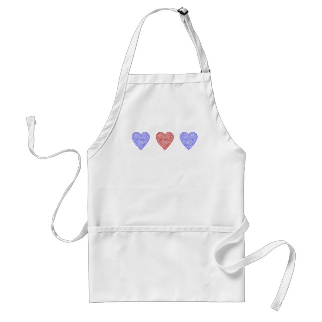 Delantal Patriot Hearts Apron (Frente)