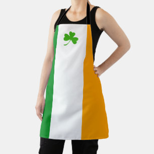 Delantal Patriótico de la Bandera Tricolor Irlandesa