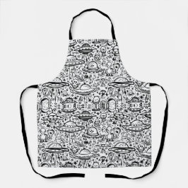 Delantal Patrón Alien