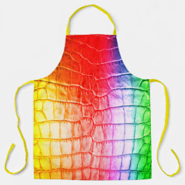 Delantal Patrón arcoiris