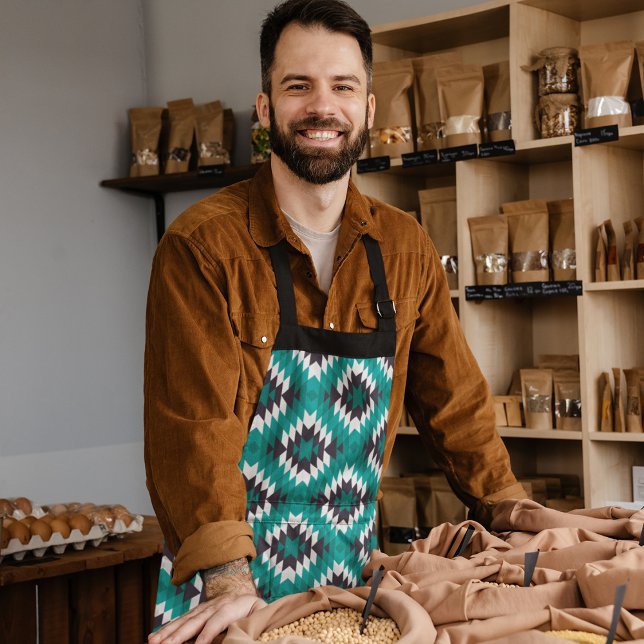 Delantal Patrón azteca tradicional (Apron)