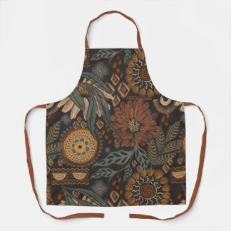 Delantal Patrón Boho moderno