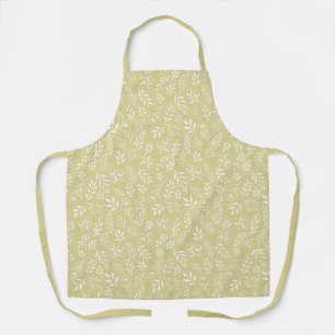 Delantal Patrón Botánico Amarillo Muerto - Apron