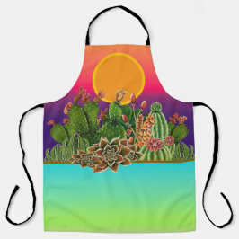 Delantal Patrón Cacti & Succulens