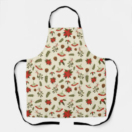 Delantal Patrón con motivos de Navidades