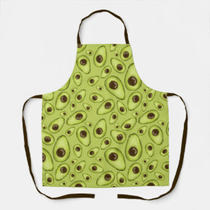 Delantal Patrón de aguacate dibujado a mano ID376