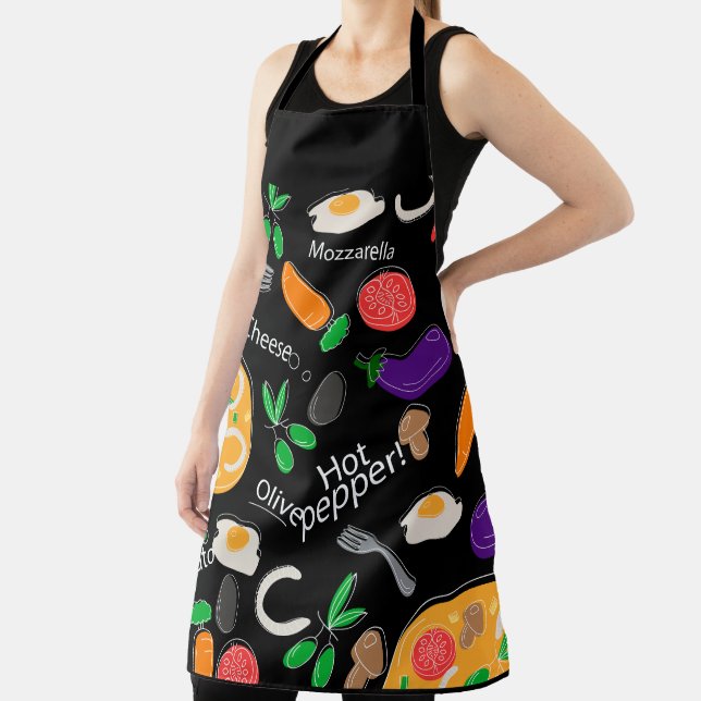 Delantal Patrón De Alimentos Y Verduras (in situ)