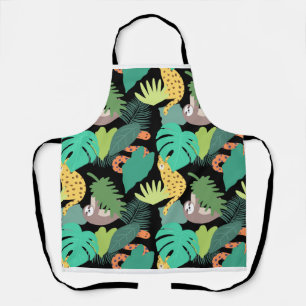 Delantal Patrón de animales de la jungla