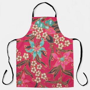 Delantal Patrón de arte batik indonesio malasio