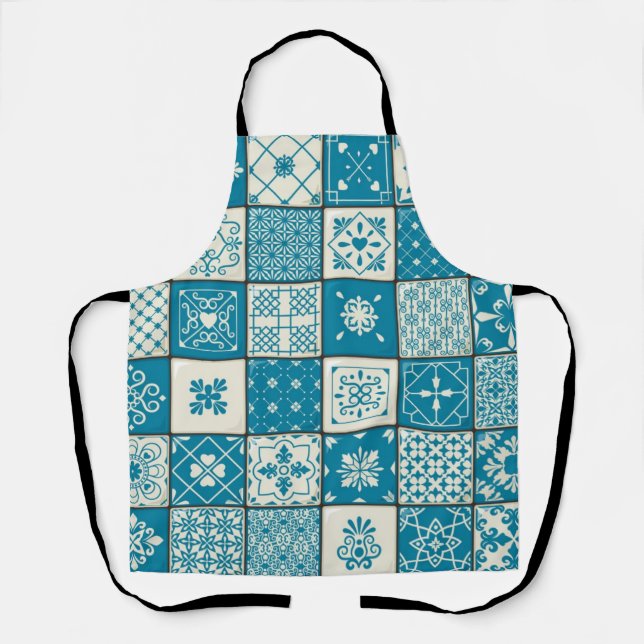 Delantal Patrón de azulejos de cerámica (Anverso)