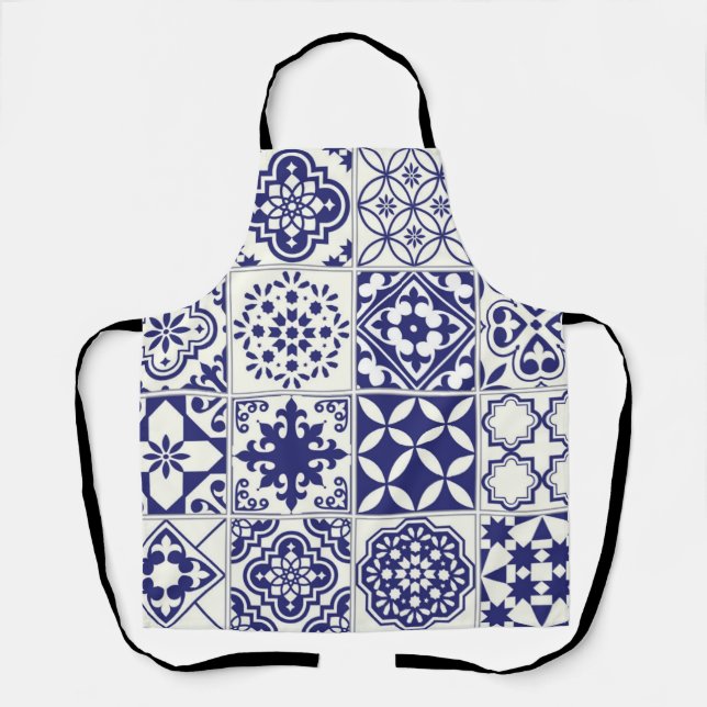 Delantal Patrón de azulejos de cerámica (Anverso)