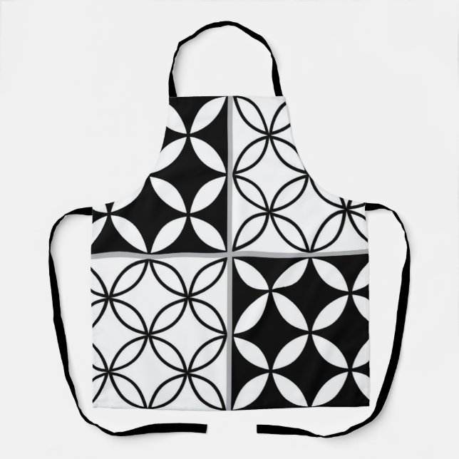 Delantal Patrón de azulejos de cerámica (Anverso)