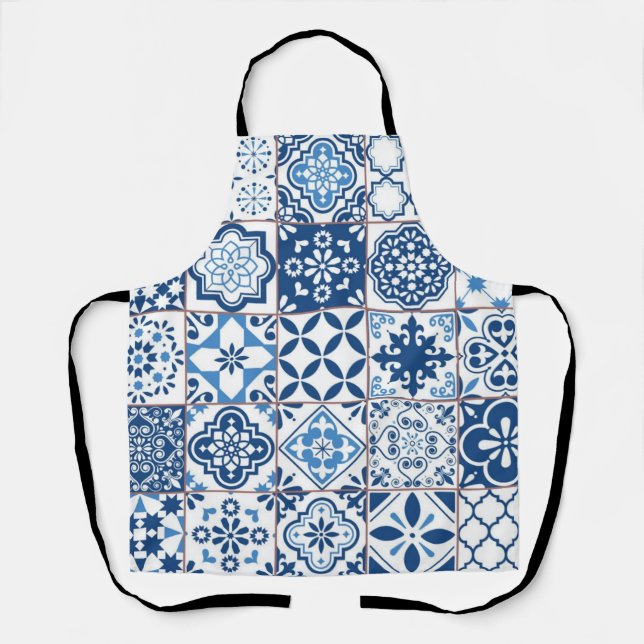 Delantal Patrón de azulejos de cerámica (Anverso)