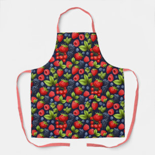 Delantal Patrón de Berries frescas curas