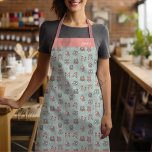 Delantal Patrón de búho de corte<br><div class="desc">Apron del patrón de búho lindo - La lechuza es conocida como un animal de integridad y por estar alerta por la noche. "Hoot" ha pensado que estos pequeños búhos harían el diseño perfecto de delantal? ¡Eso es lo que hacemos! No puedes equivocarte con este lindo y original patrón de...</div>
