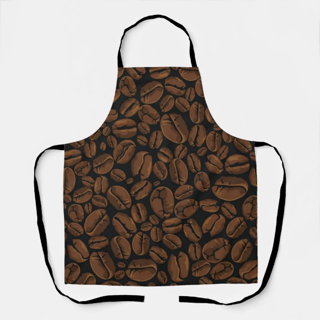 Delantal Patrón de café (Anverso)